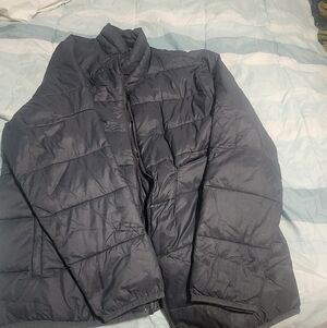 Swiss Tech Men's Dark Gray Puffer Jacket